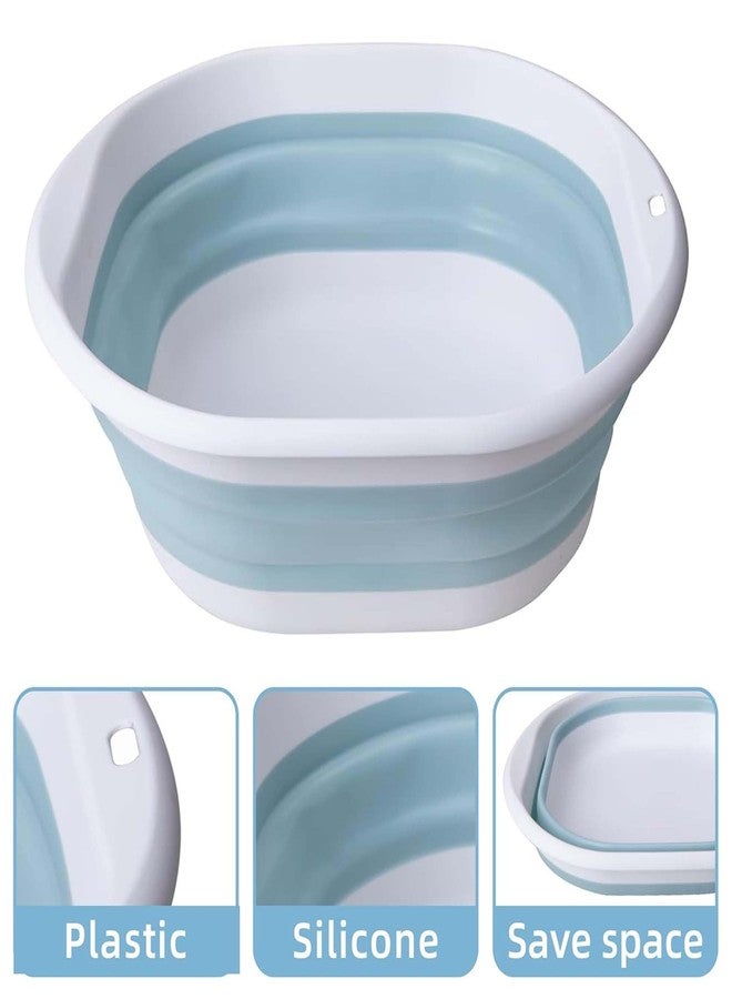 Tlswshsy Portable Pool Foot Bath,Collapsible Pool Foot Wash Basin Tub,Foot Bath Basin for Above Ground Swimming Pools Accessories - Image 3